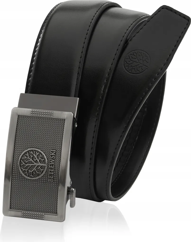 Cintura Uomo Ultra Resistente C40-BD BLACK 100 ELITE in Cuoio Nero