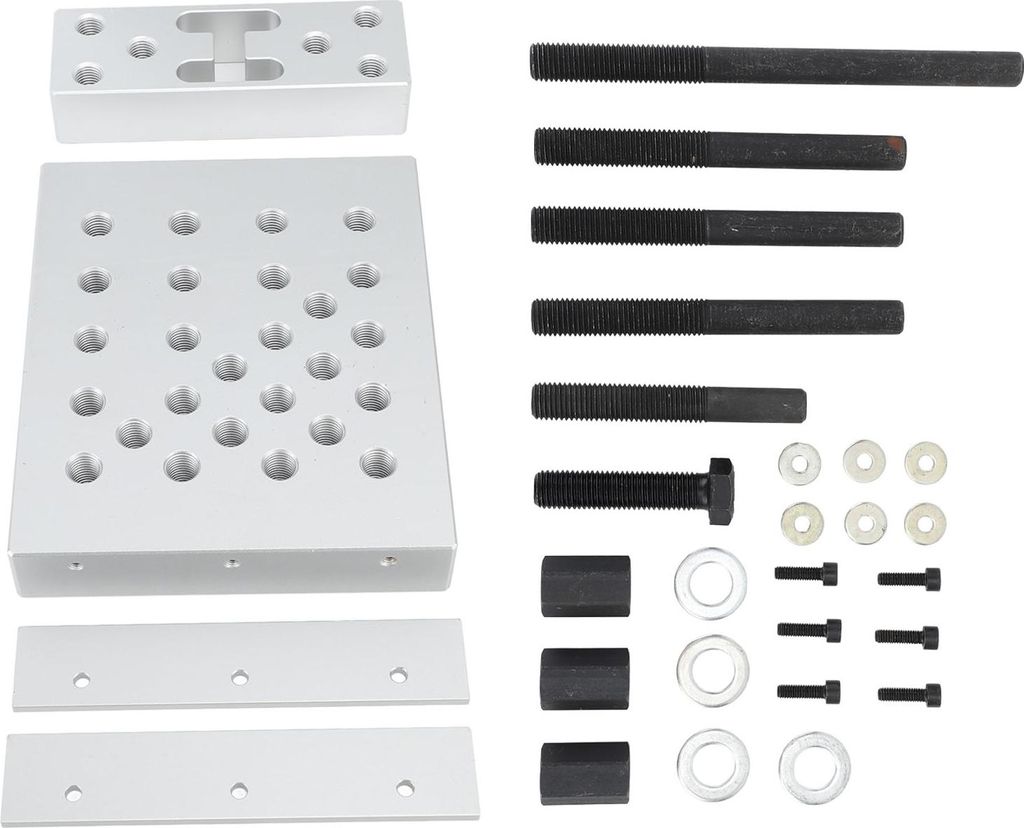Universal Bohrmaschine Stützplatte Set 30 Tonnen Auto Radnabe Lagerbuchse Reparatur Entfernung Installationswerkzeug