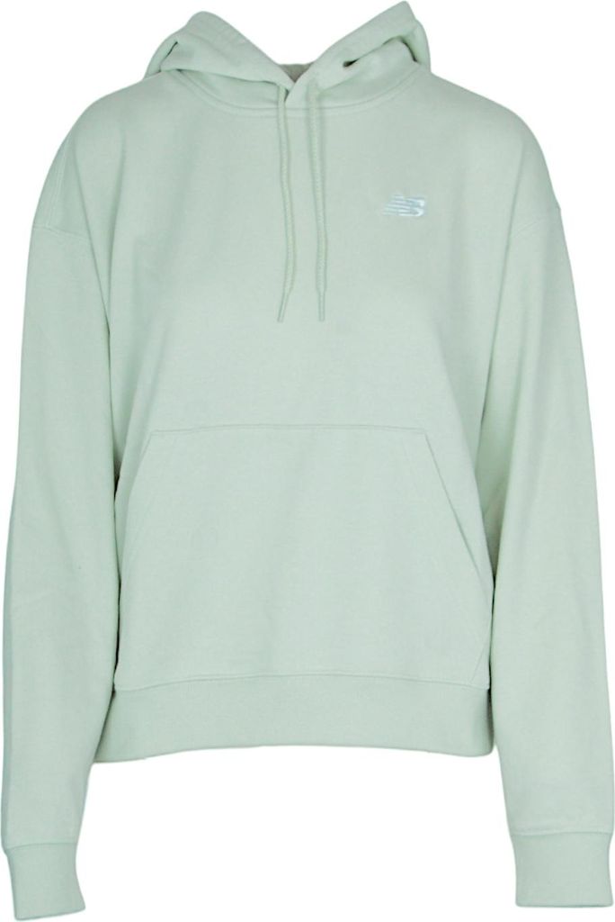 NEW BALANCE Sport Essentials French Terry Small Logo Hoodie Damen Kapuzenpullover grün L