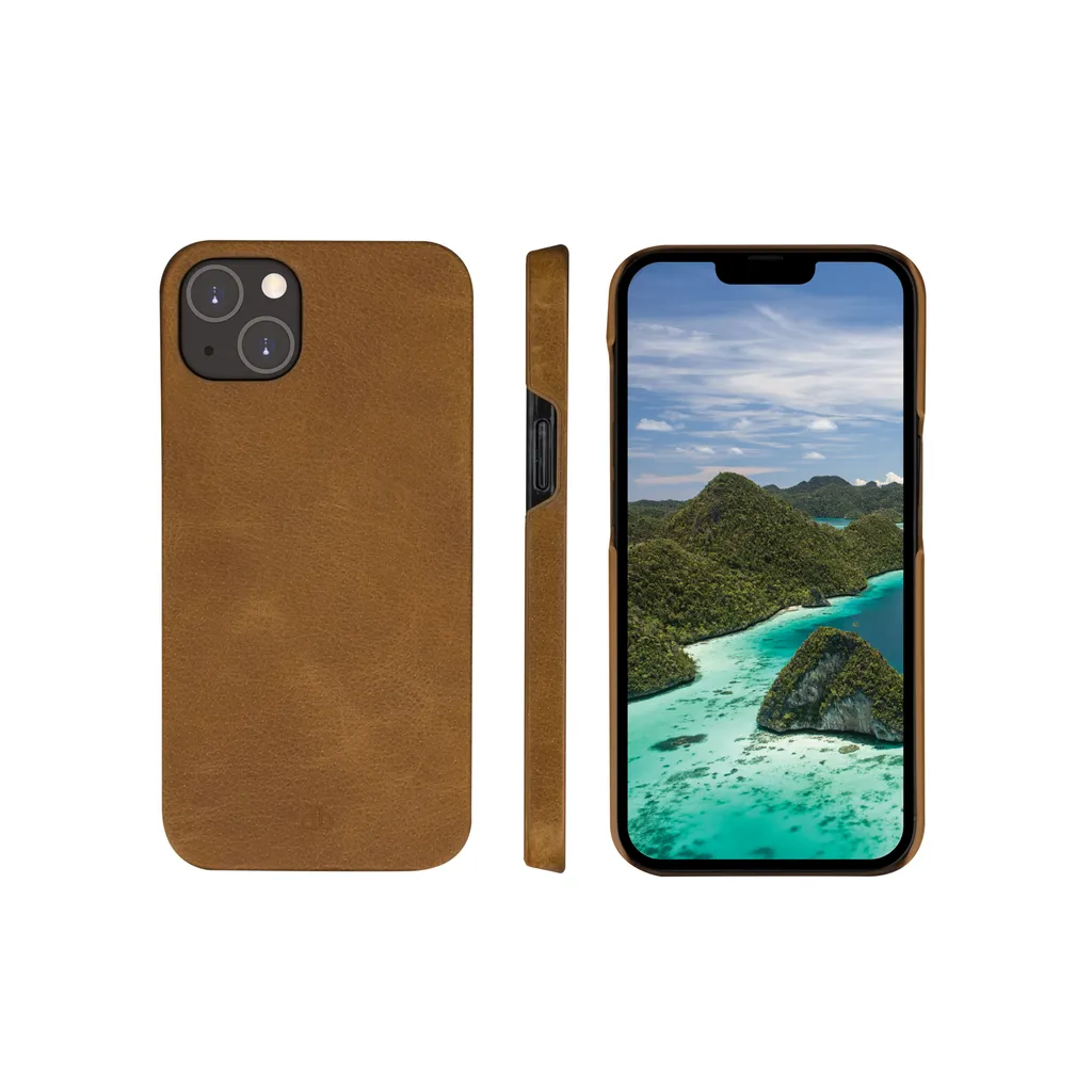 Protection cuir iPhone 14 Plus dbramante1928 Lynge pour usage pro