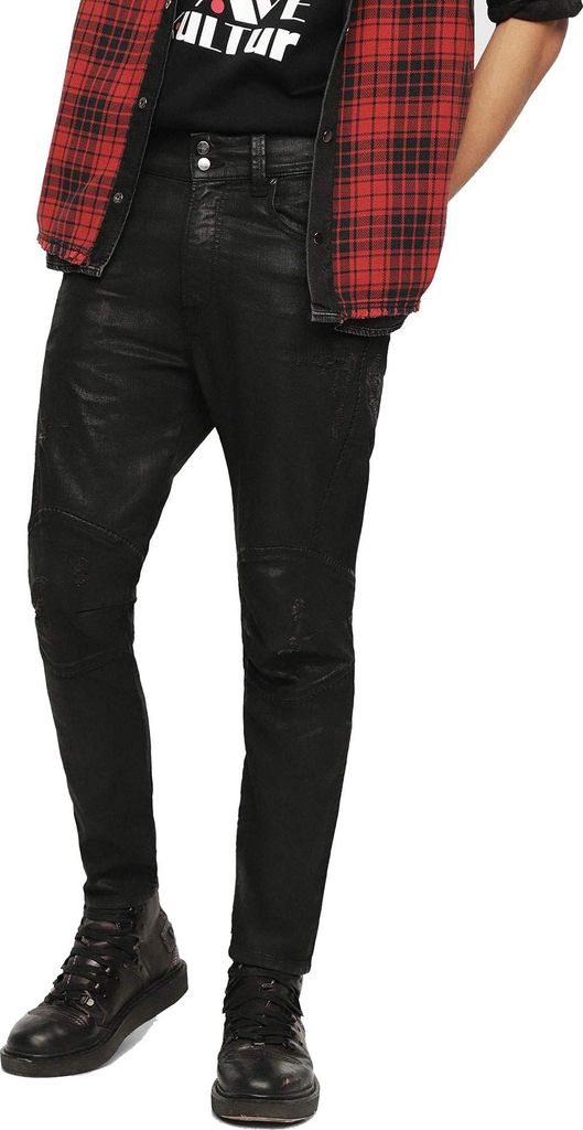 Diesel Blanck 0671E Herren Jeans Hose Slim Skinny