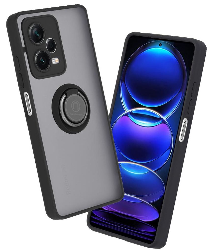 Techsuit Glinth Back Cover Hülle für Xiaomi Redmi Note 12 Pro Plus - Schwarz