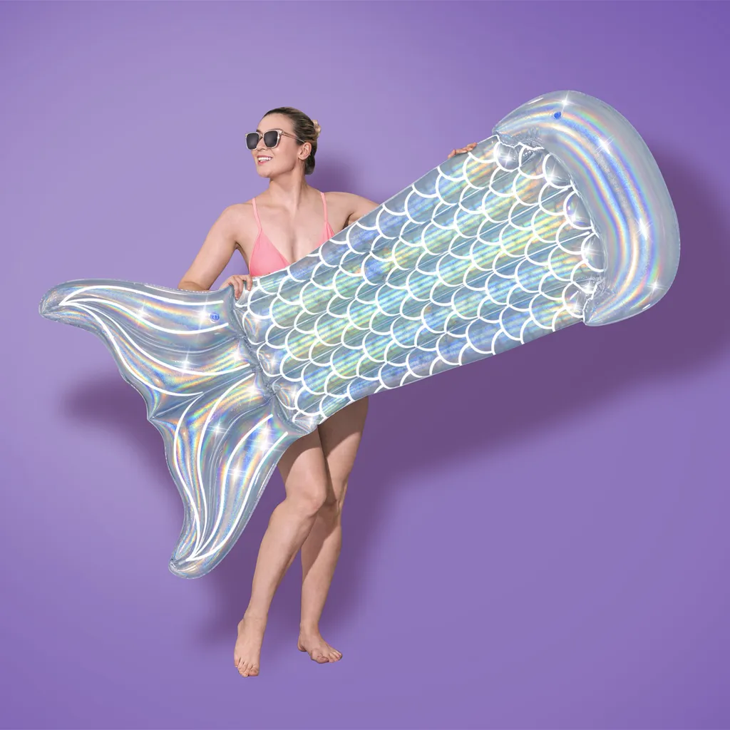 Bouée Géante Queue de Sirène Matelas Gonflable de Piscine Bestway - 9