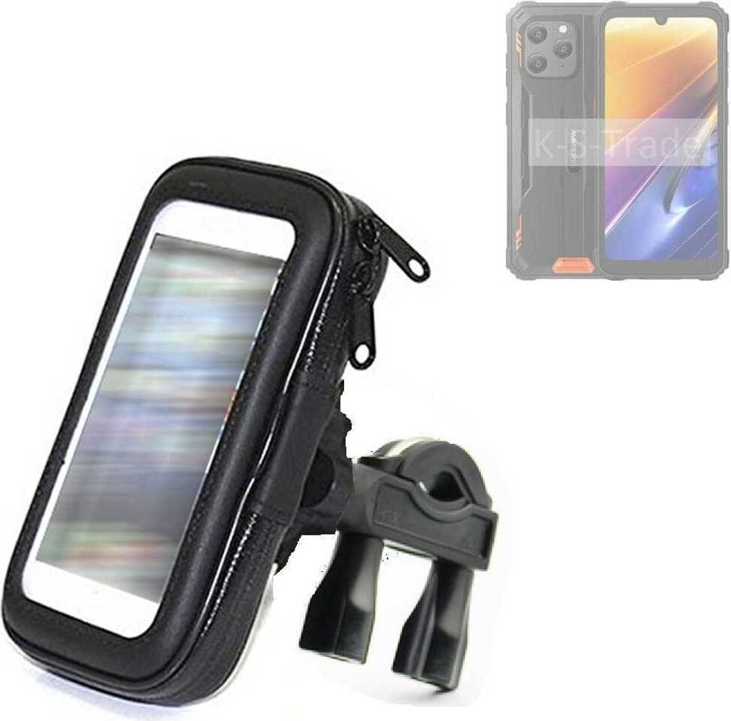 K-S-Trade Fahrrad-Halterung kompatibel mit Blackview BV5300 Plus Handy-Halterung Halter Lenkstange Fahrradhalterung Motorrad Bike Mount