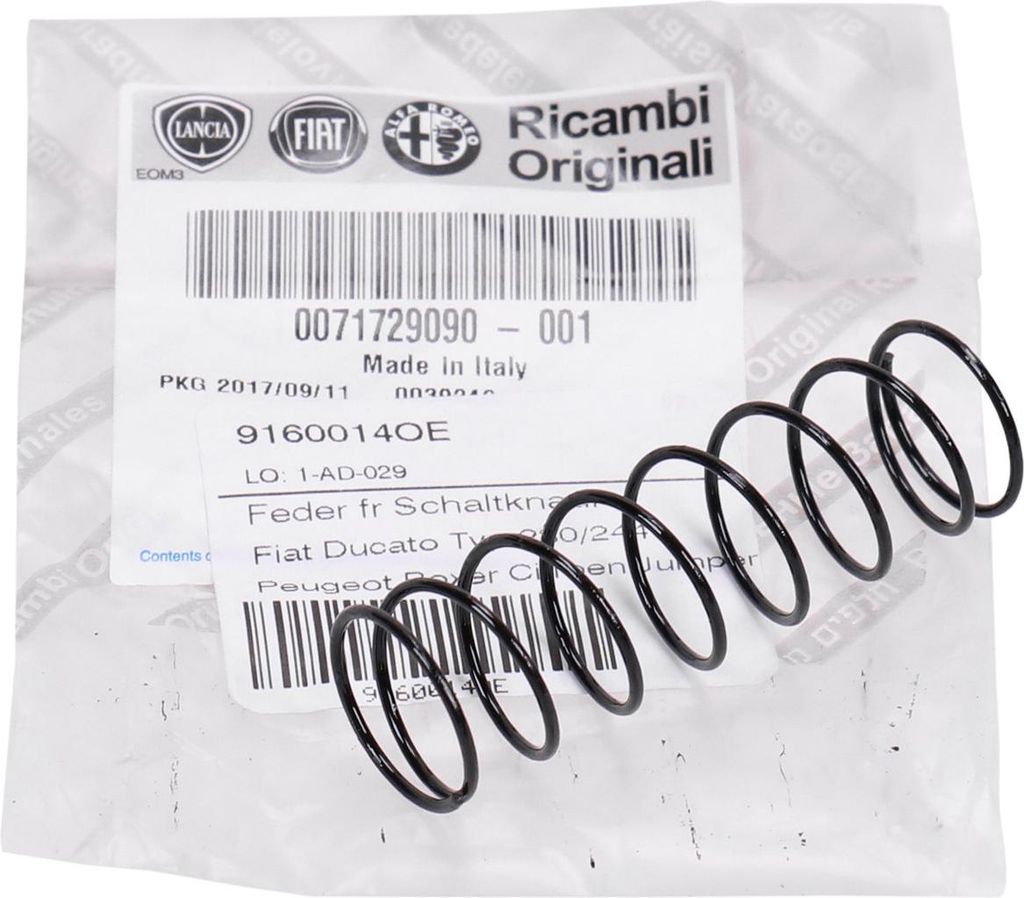 Original Fiat Feder Schaltknauf Knüppel Ducato 230 244 OE Produktbild 