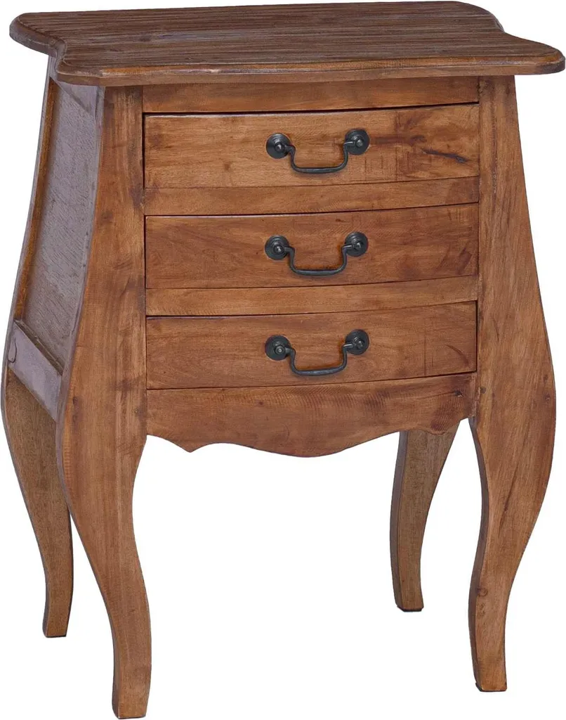 Coffre de rangement pour chambre et salon - Acajou massif 48x35 cm