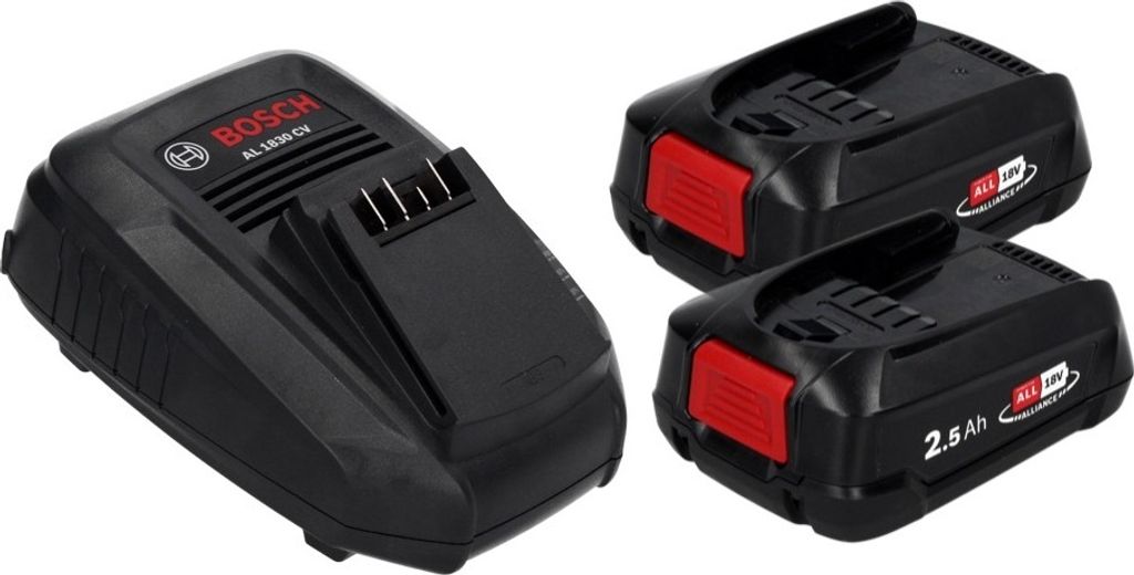 Bosch Akku-Starter-Set 18 V 2,5 Ah mit 2 Akkus & Ladegerät Produktbild 12