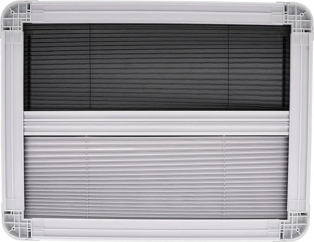 Wohnmobil Wohnwagen Seitenfenster - Ausstellfenster - 600 x 450 mm - Öffnung 65° - Gehärtetes Glas 4 mm - Aluminiumrahmen - Wandstärke 30–80 ...
