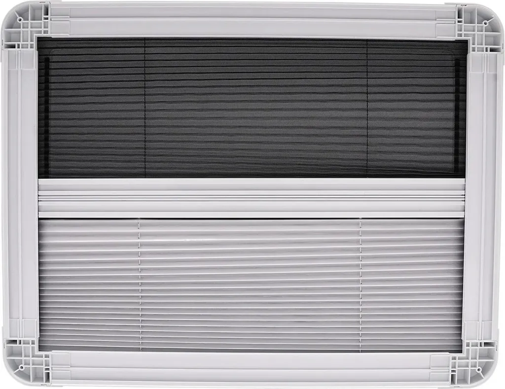 Fenêtre de camping-car à projection 65° en verre trempé 4mm blanc