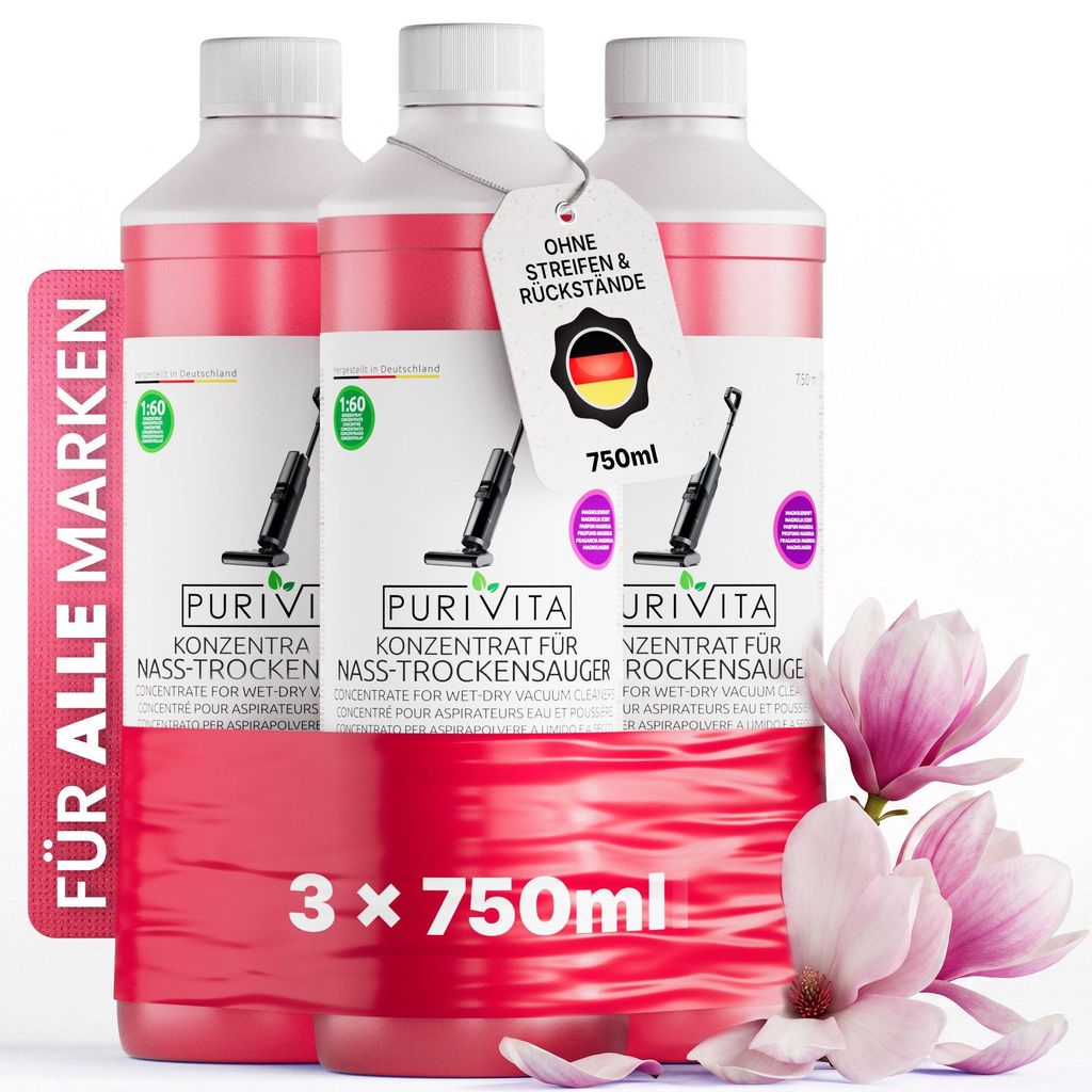 PURIVITA® Konzentrat für Nass-Trockensauger und Produktbild 