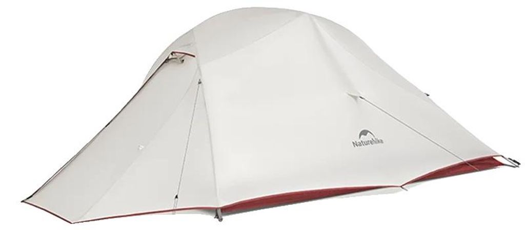 Trekkingzelt, ultraleichtes Design, wetterfeste Eigenschaften, PRO-3 Person-Grau