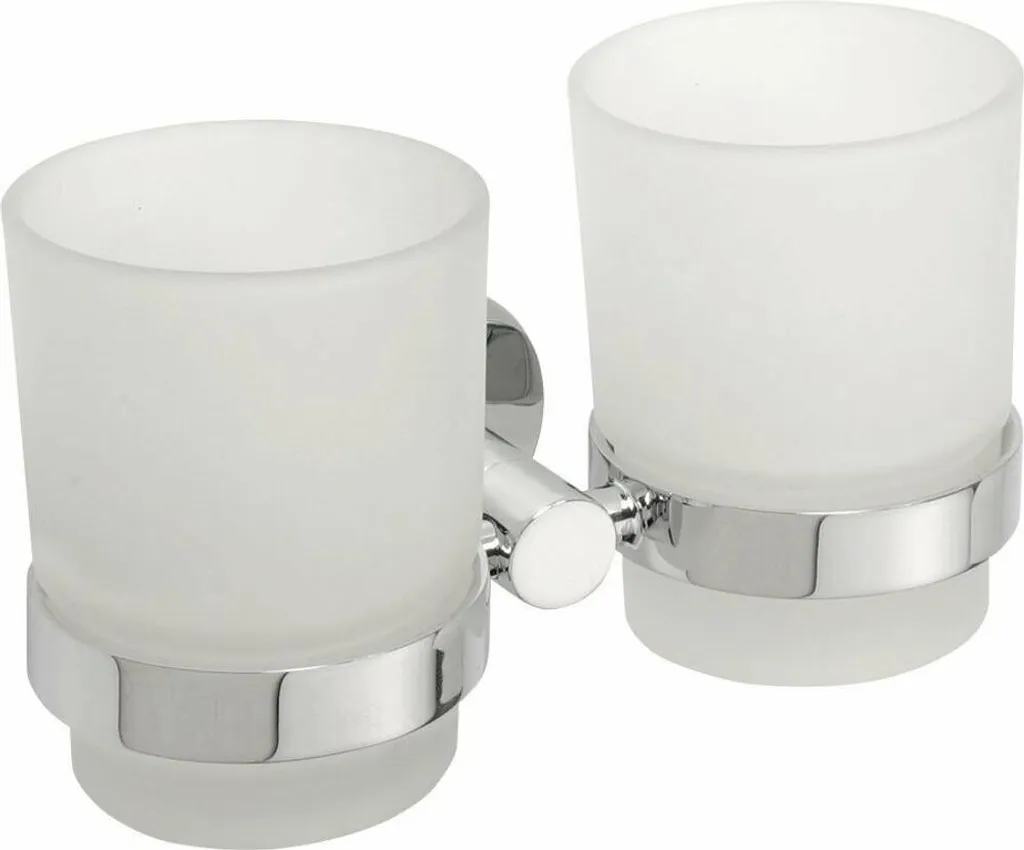 Offerta Sapho X-Round XR902 | Set Doppio Bicchiere Bagno Cromo Prezzo