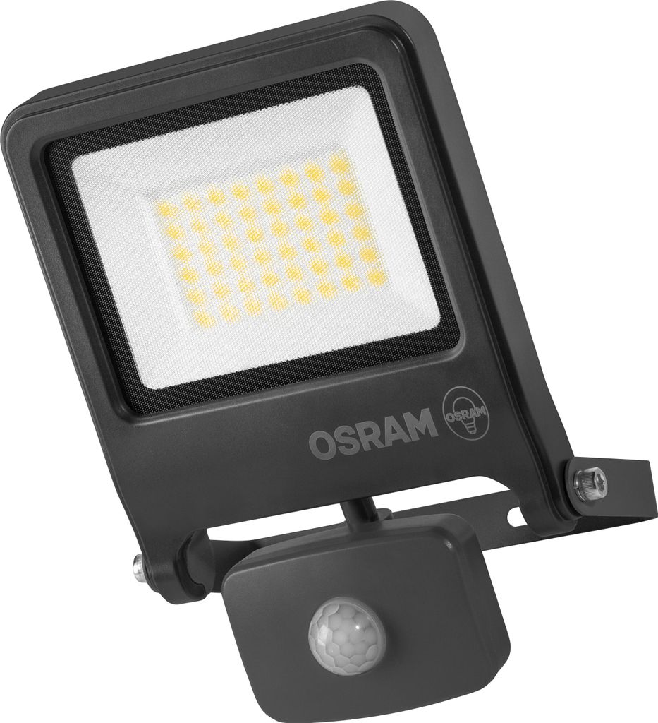OSRAM 4099854487217 Kompakte Flutlichter mit Sensor in 3000K aus recyceltem Aluminium 30.00 W 3000 lm