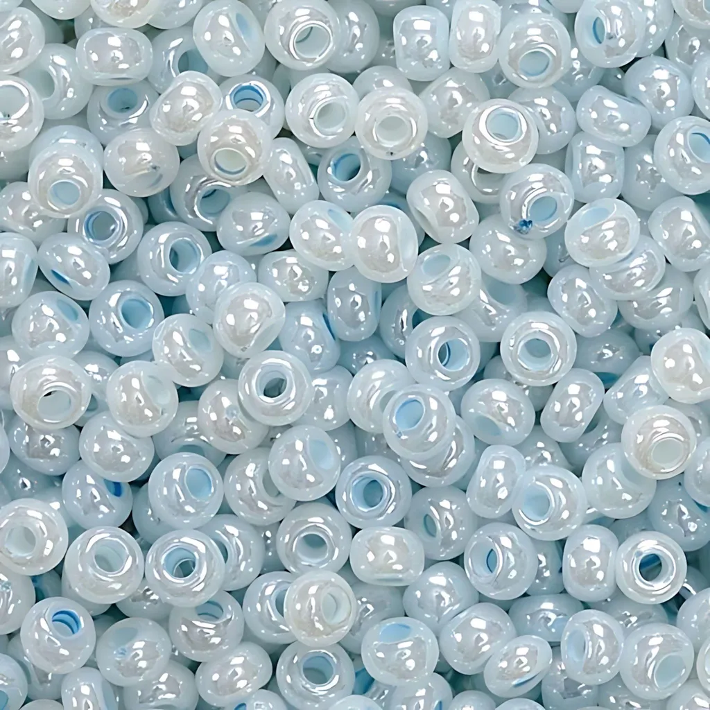 Perles pour tissage de bijoux bleu tendre Ø 2,5 mm Knorr Prandell