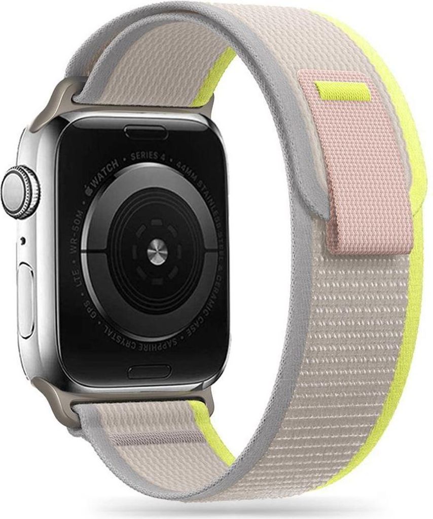 Armband Tech Protect Nylon für Apple Watch 4/ 5/ 6/ 7/ 8/ SE (38 / 40 / 41mm), Beige