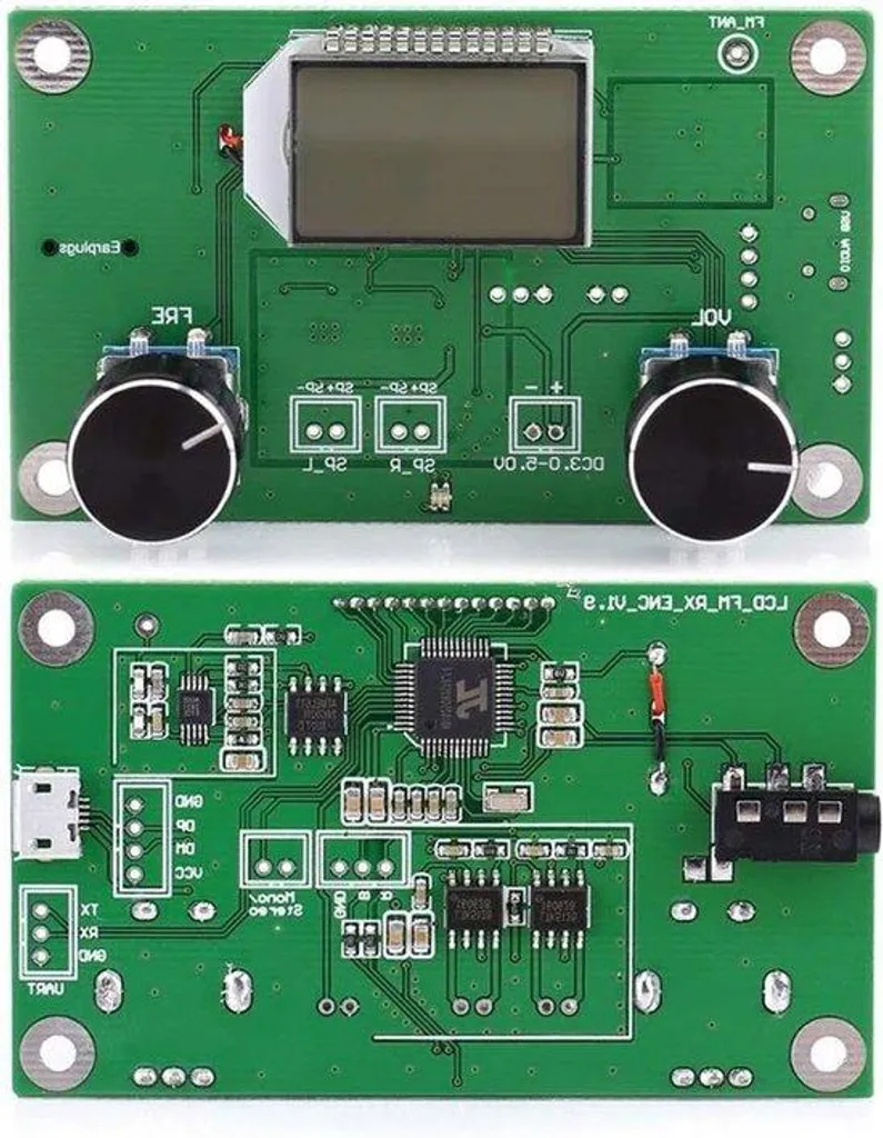 Récepteur Radio FM DSP Numérique avec Afficheur LCD pour DIY Électronique