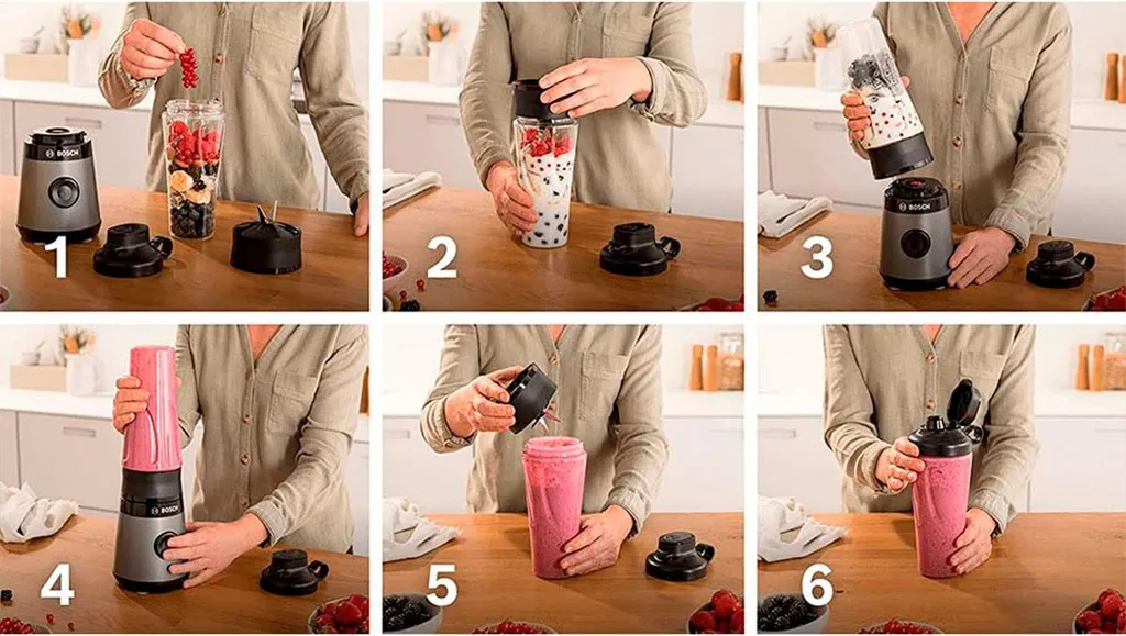 Bosch VitaPower MMB2111S: Mixer per Shake Proteici e Smoothie - 9