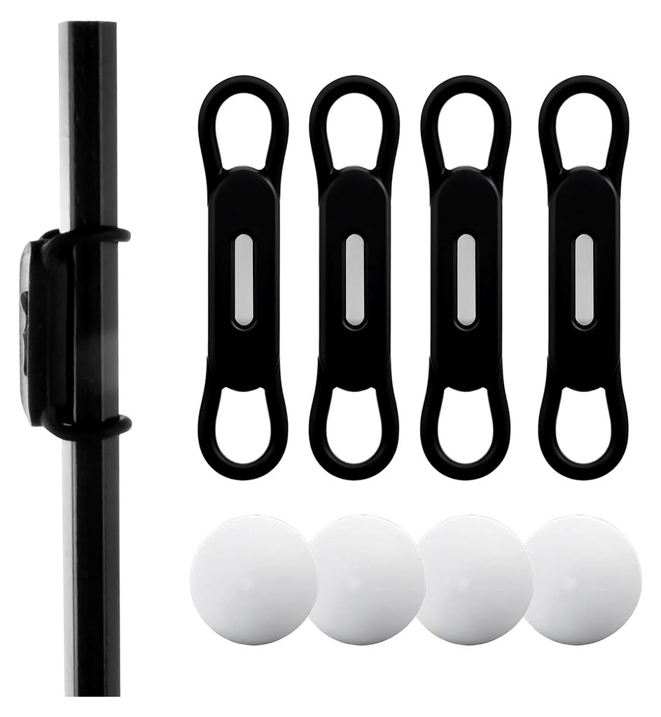Stifthalter 4 Stück Schwarz Magnetischer Stiftehalter Weich und Langlebig für Whiteboard Zubehör und Organisation