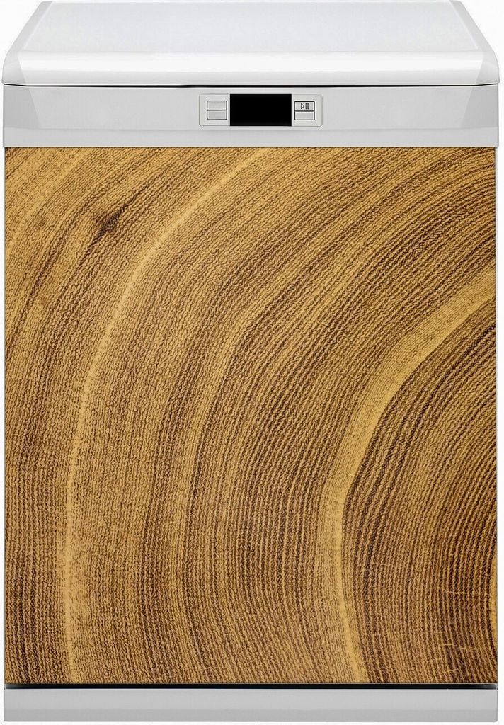 Magnete Küche Magnetmatte Magnet für Spülmaschine Abwaschbar Dekor 60x70 cm - Glas Holz