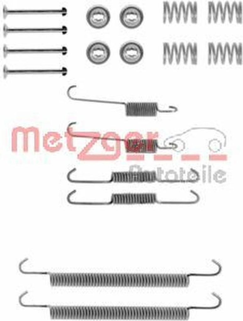 METZGER Zubehörsatz Bremsbacken 105-0757 Hinten für RENAULT Scénic I (JA0/1, FA0)