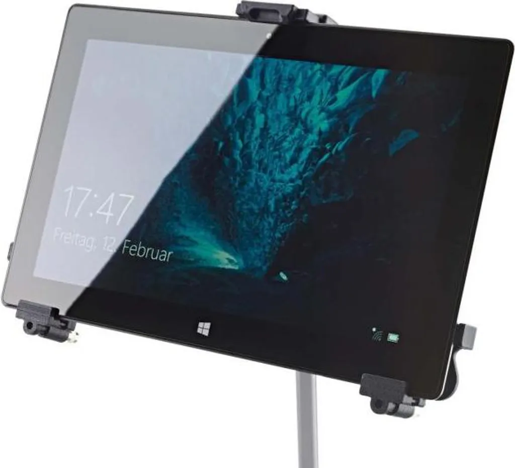 Supporto Universale Tablet K&M 19790 | Sicurezza per Asta Microfono - 3