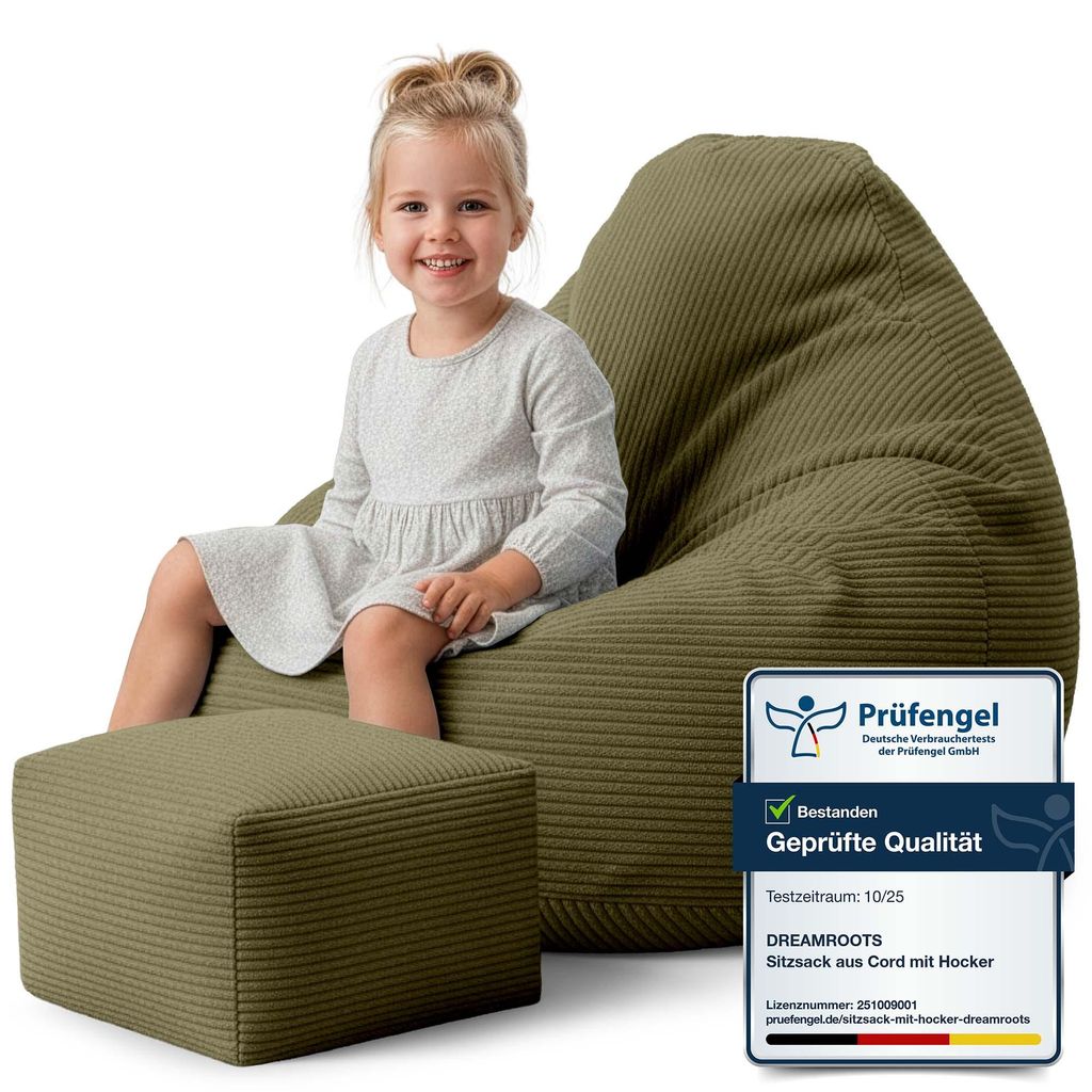 Dreamroots Bean Bag 70x70x70 cm Pouf enfants et pouf et Image du produit 