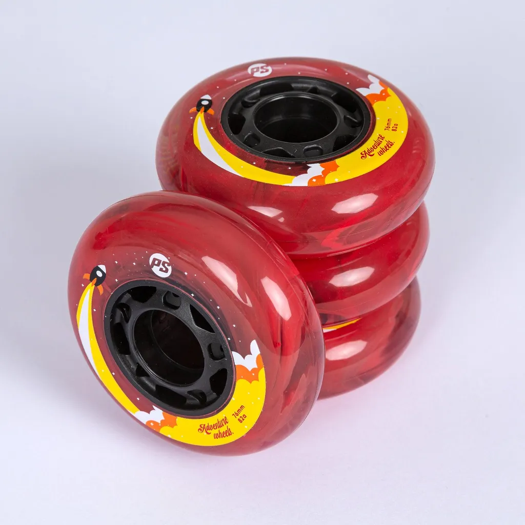 Roues Powerslide Adventure 76mm 80A pack de 4 pour roller en ligne - 5