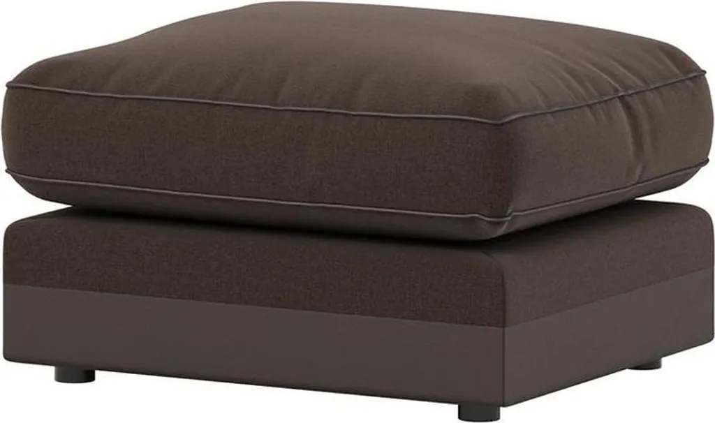 Pouf de salon design marron Dillon-Malmo en mousse polyuréthane 28