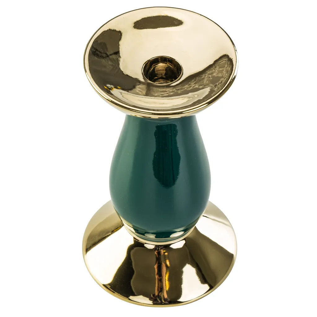 Bougeoir Bouteille pour Centre de Table Mariage et Dîner Chic Vert