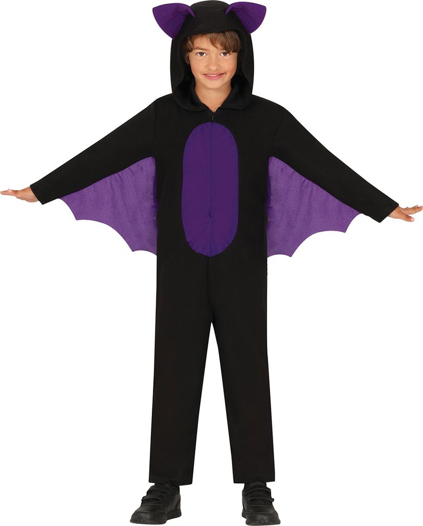 Fledermaus Kinder Jumpsuit, Größe: 7 - 9 Jahre Farbe: Produktbild 2