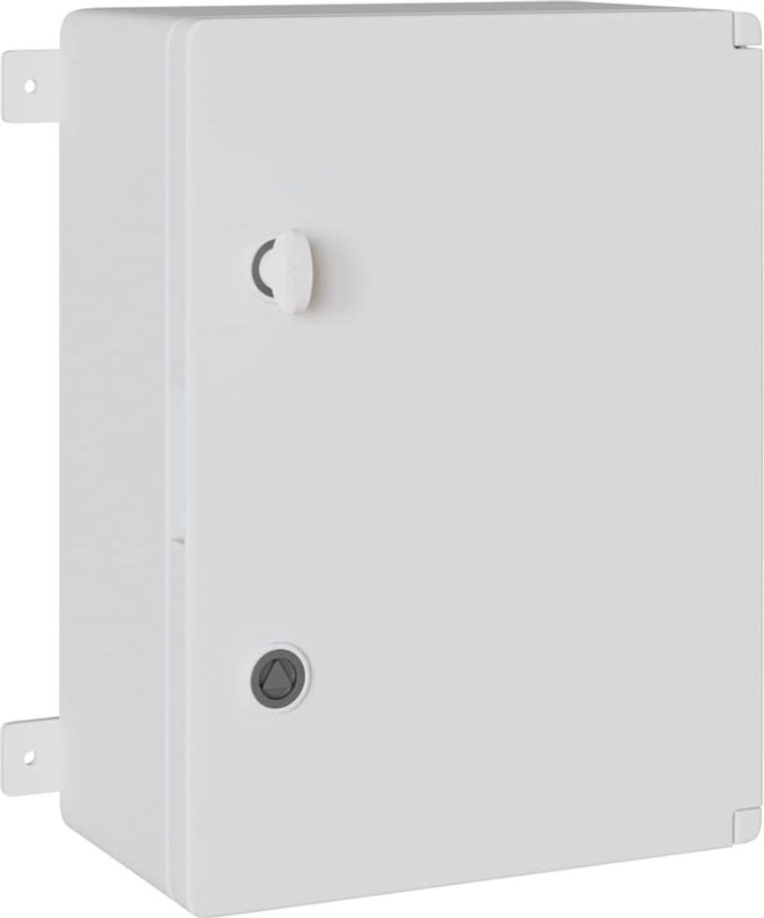vidaXL Steuerungsschrank Grau 37 x 19,5 x 40 cm ABS Kunststoff