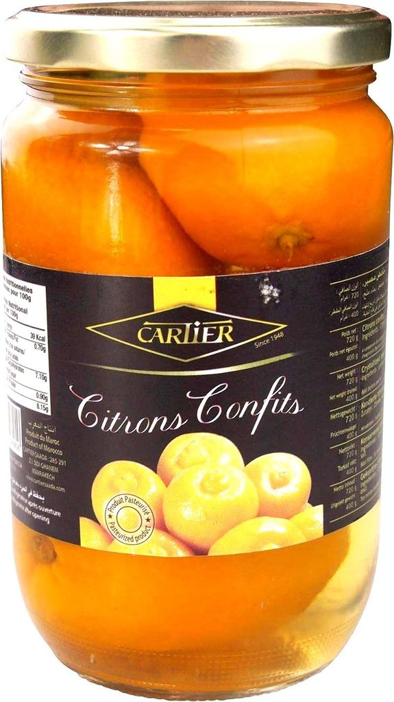 CARTIER marocké nakladané citróny 720 g (400 g čistá Obrázok produktu 