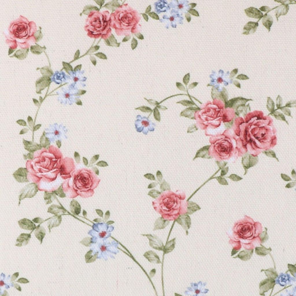 Stoff - Dita - Breite 140 cm - Creme,Rosa,Grün Produktbild 