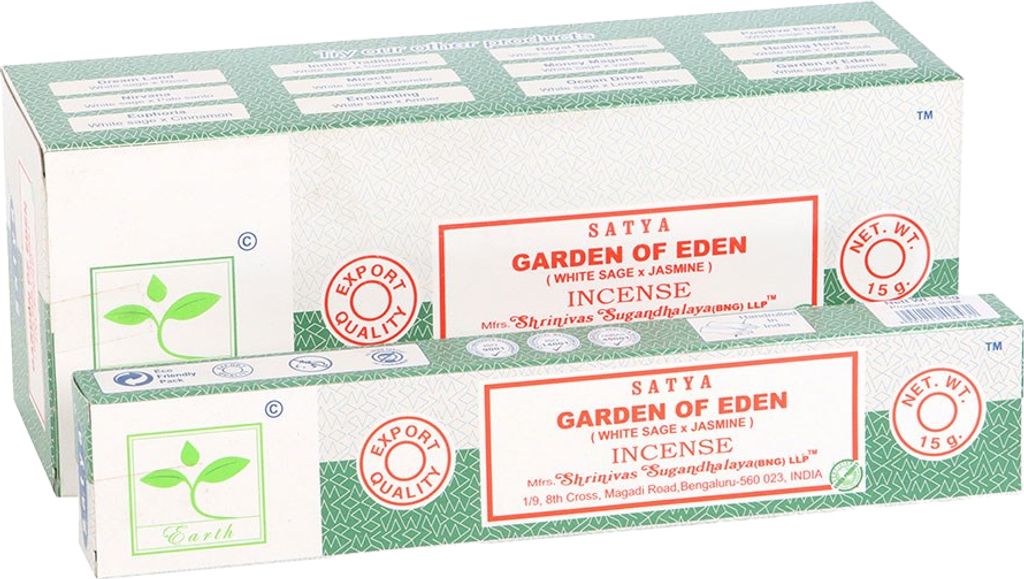 Satya - Räucherstäbchen "Garden Of Eden Earth" 6er-Pack SD6948 (Einheitsgröße) (Braun)