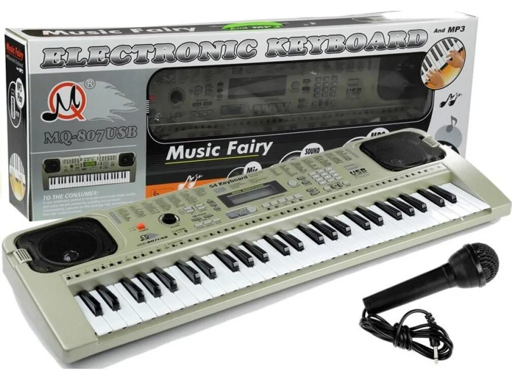 Clavier MQ807 avec Micro Inclus et Connectique USB pour Apprentissage