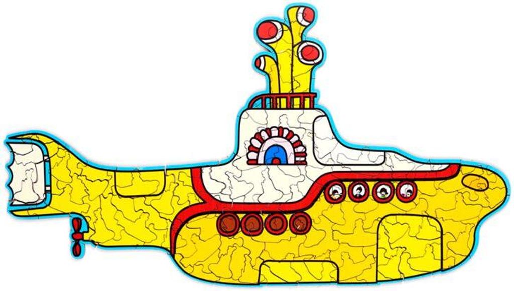 Das gelbe U-Boot der Beatles, 130-teiliges Puzzle