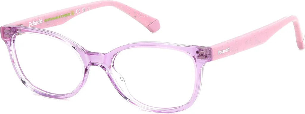 Monture Polaroid PLD D833 Junior Lilas, lunettes légères et robustes