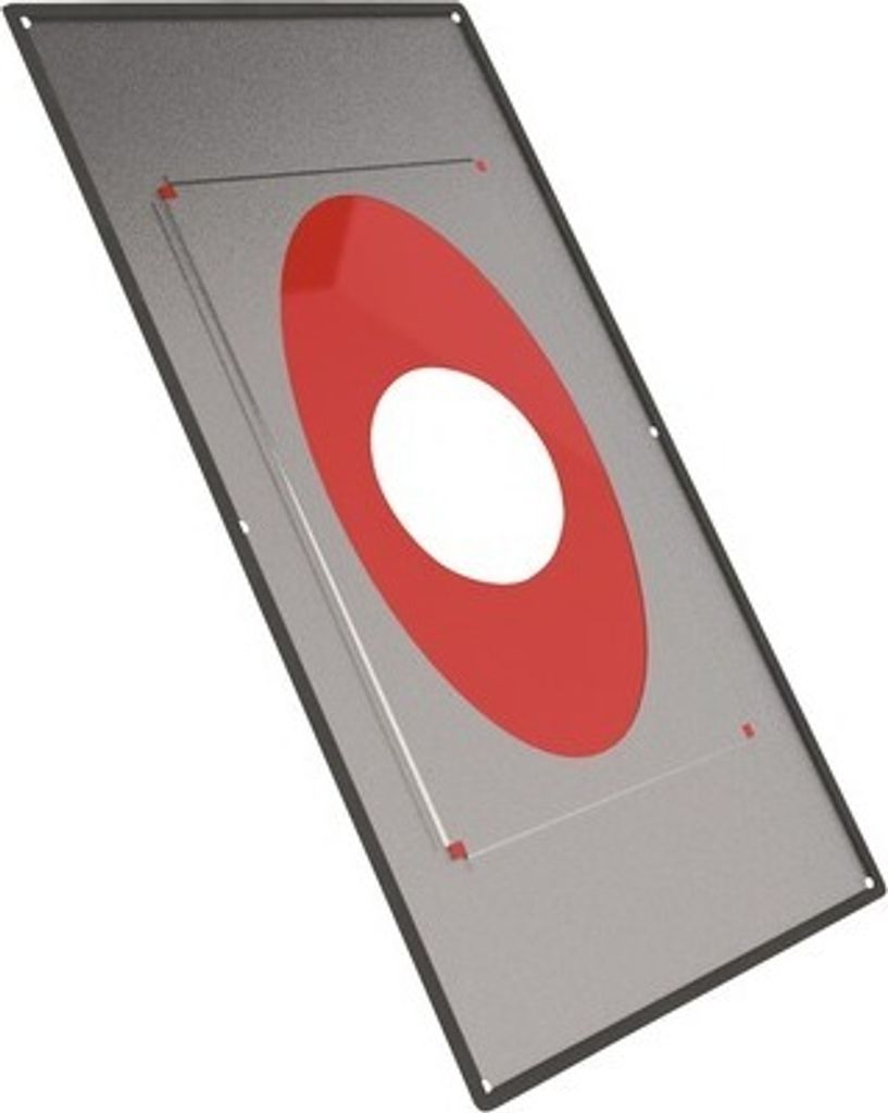 Jeremias DW-FU Deckenblende 41-55° mit Dampfsperre Ø180mm