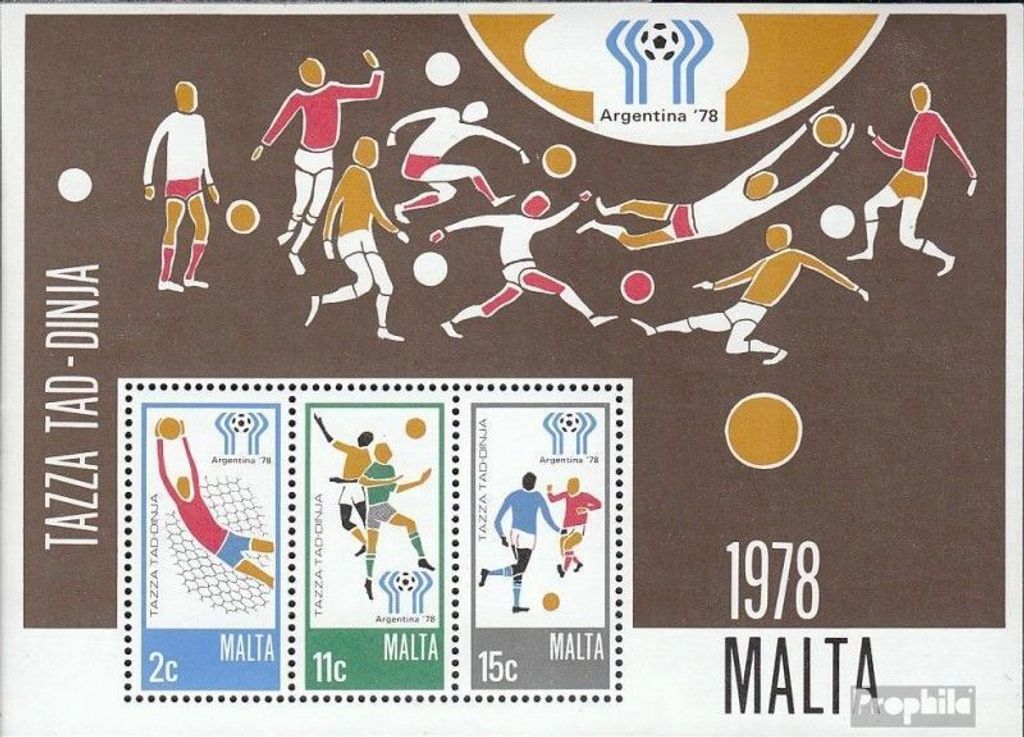 Briefmarken Malta 1978 Mi Block5 (kompl.Ausg.) postfrisch Produktbild 