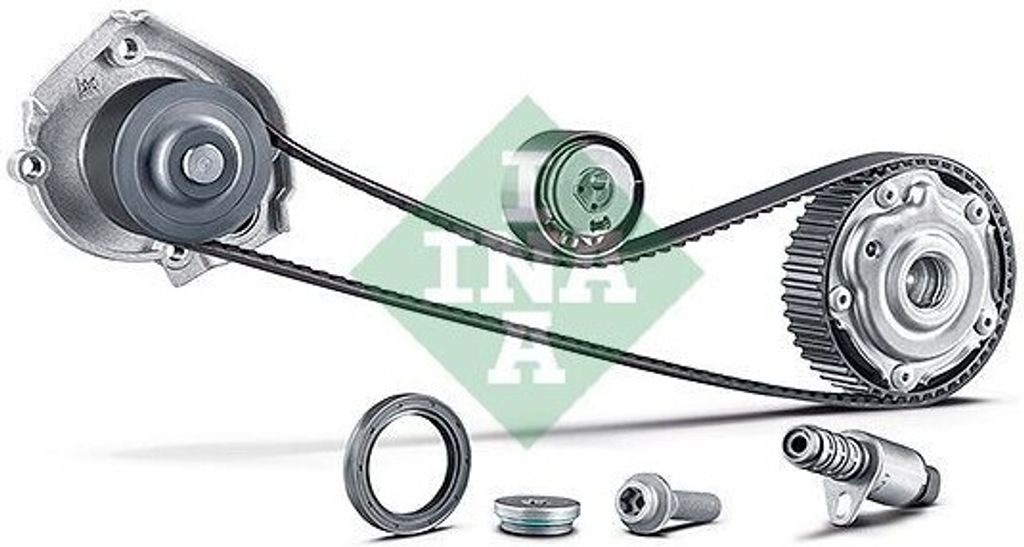 INA Nockenwellenverstellersatz 560 0004 10 stirnseitig für FORD KA (RU8) 26mm elektrisch-hydraulisch 40mm 55,5mm