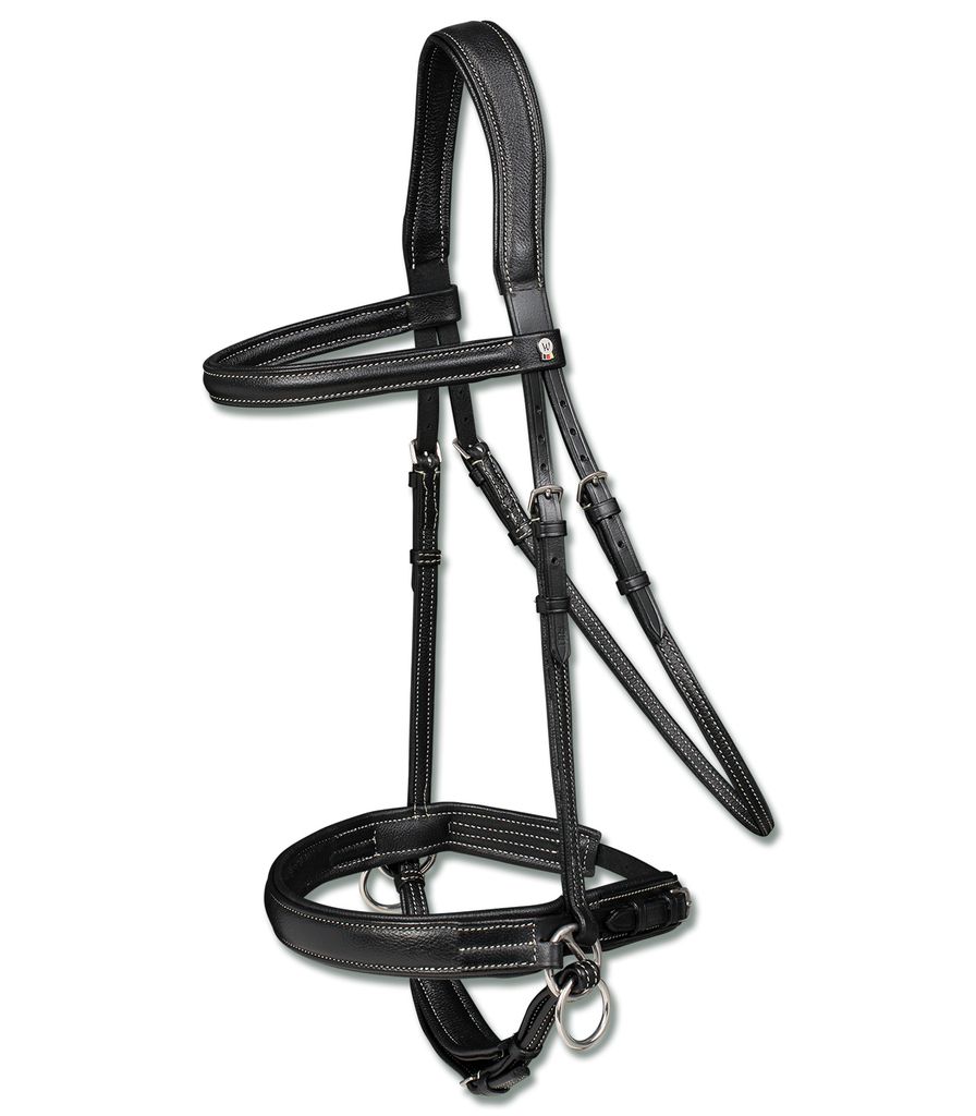 Waldhausen Trensenzaum X-Line Supersoft Gebisslos Schwarz VB