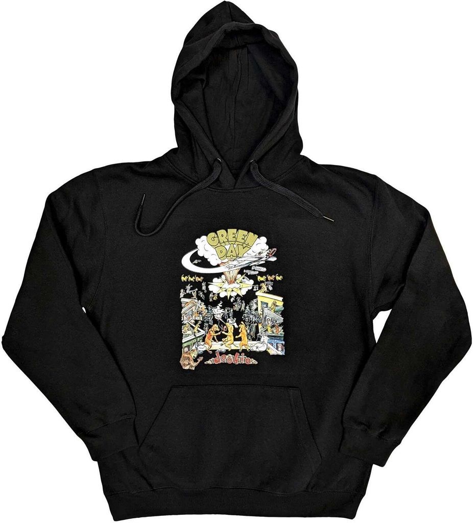 Green Day - "Dookie" Kapuzenpullover für Herren/Damen Uni RO5705 (XXL) (Schwarz)