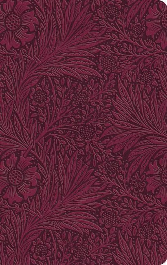 Holy Bible: English Standard Version, Raspberry, Floral Design, Trutone, Thinline Bible: Value Edition