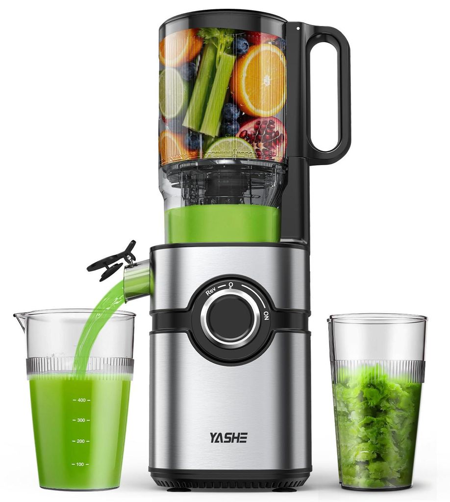 Extracteur de jus lent YASHE ZM1910B, 200 W, ouverture 127 Image du produit 
