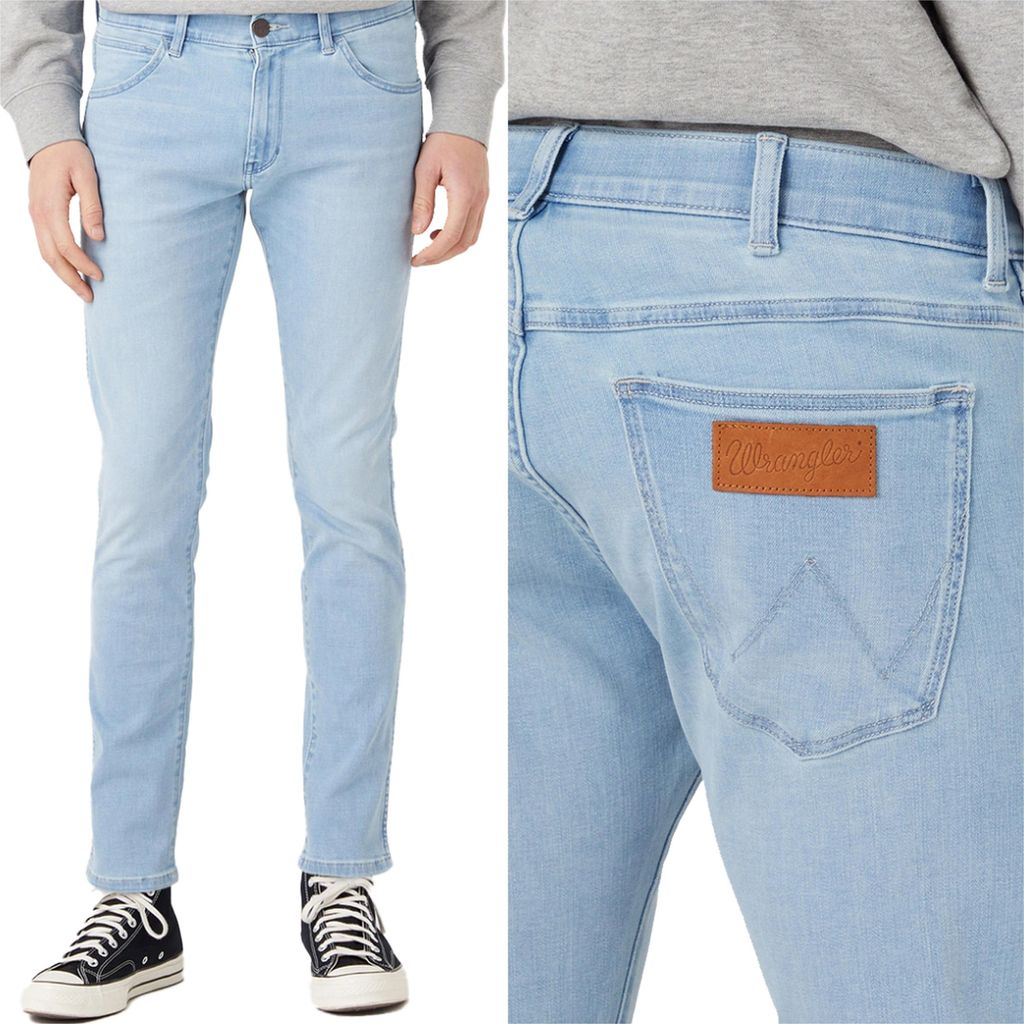 WRANGLER, Herren Jeanshosen, Skinny fit, BRYSON, W33 L34, Blau, Jeans, baggyjeans, buggy