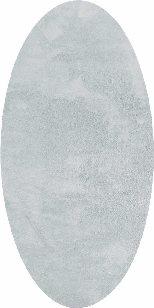 Bereichsteppiche Oval HUARTE Grau 100 x 200 cm 100 %Polyester
