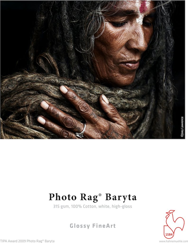 Hahnemühle Photo Rag Baryta FineArt Inkjet-Papier - 315 g/m² - 17" x 12 m - 1 Rolle