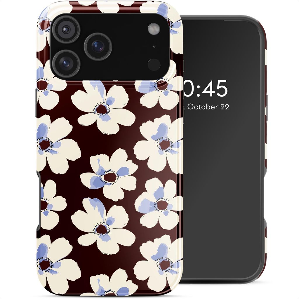 Selencia Vivid Rückabdeckung mit MagSafe iPhone 17 Pro Max - Choco Flower Pop