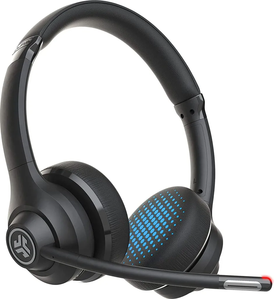 Casque sans fil JLab Go Work avec micro : Bluetooth Multipoint Noir