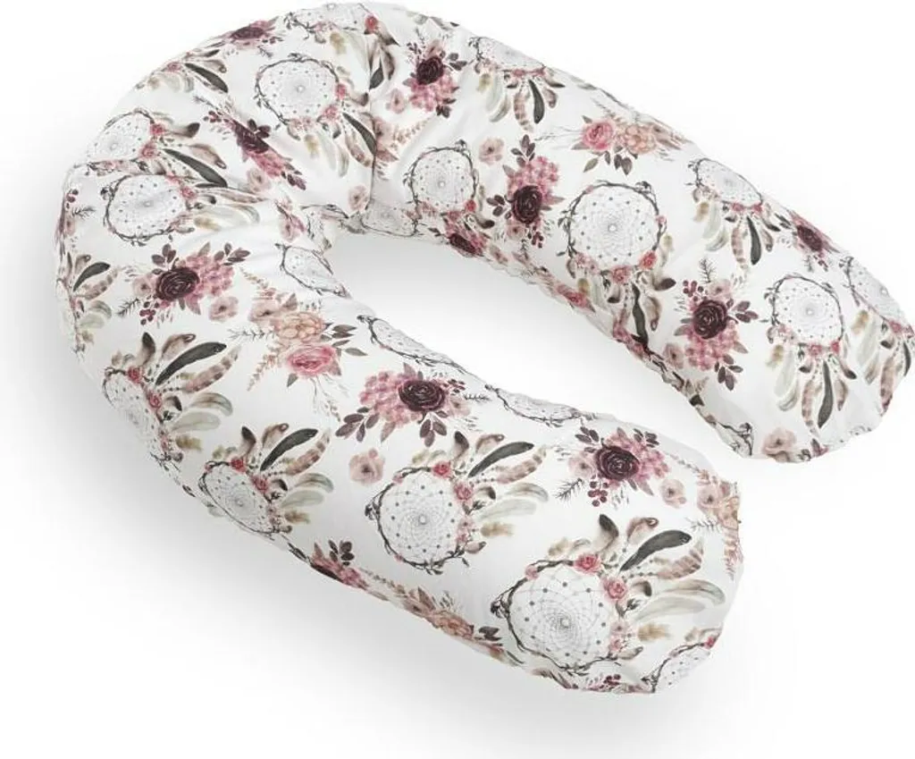 Coussin RELAX BabyMatex 190 cm Rose Ergononique pour Allaitement